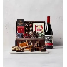 Chest of Chocolates with Wine
