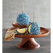 Belgian Chocolate-Dipped Caramel Apples - Blue Decorations