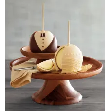 Bride and Groom Caramel Apples