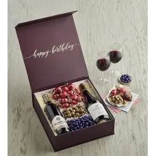 Elegant Birthday Wine Gift