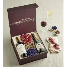 Congratulations Gift with Wine