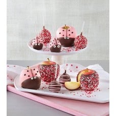 Happy Bug Chocolate-Covered Apples and Cake Pops