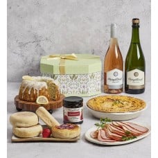 Spring Brunch Hat Box Gift with Wine (Spring Brunch Hat Box Gift with Wine)