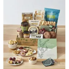 Sympathy Snack Gift Box with Personalized Teardrop Ornament