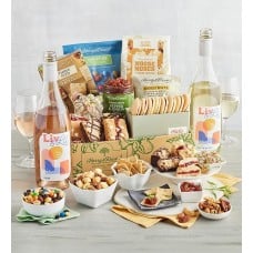 Harry & David Deluxe Gift Box with Sweet and Salty Treats and Wine