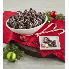 Bear Creek Snacks Chocolaty Peppermint Tree Pretzels