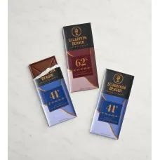 Scharffen Berger Rich Milk and Semisweet Chocolate Bar Trio