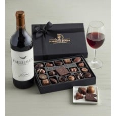Scharffen Berger Chocolatiers Collection - 20 Piece with Freehaven Cellars Red Wine Blend