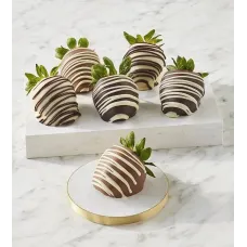 Harry & David Belgian Chocolate Hand-Dipped Strawberries Medley - 6 Count