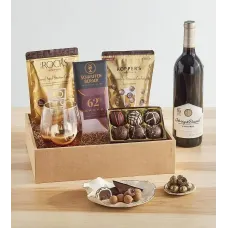 Savor and Celebrate Gift Box with Light Merlot