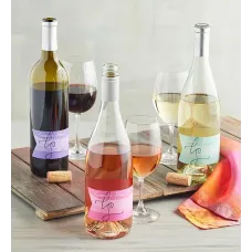 Lucca & Sons™ Wine Trio - Red, White, and Rosé