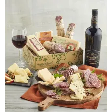 Charcuterie and Cheese Assortment with Reserve Cabernet Sauvignon