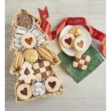Christmas Tree Cookie Basket