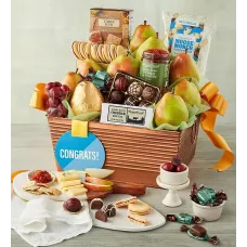 "Congratulations" Deluxe Favorites Gift Basket