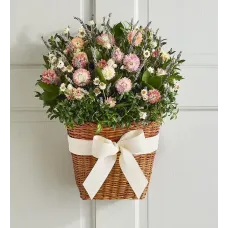 Lavender Basket Wreath