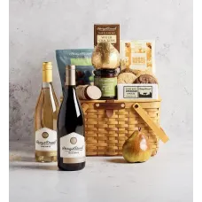 Picnic Basket Gift with Wine