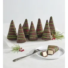Christmas Tree Cheesecakes