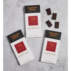 Scharffen Berger® 70% Cacao Bittersweet Dark Chocolate Baking Bars - 3 Pack