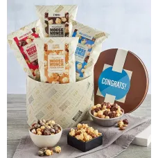 "Congratulations" Moose Munch® Premium Popcorn Tin