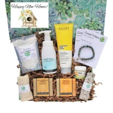 "Happy New Home" Good Vibes Housewarming Gift Box