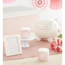 Classic Pink Baby's Firsts Keepsakes Set (Classic Blue Babys "Firsts" Keepsakes Set)