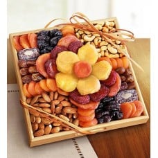 Ever Blooming Sympathy Fruit & Nuts Crate