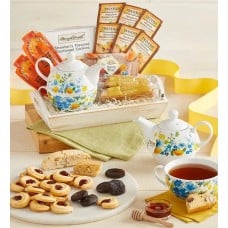 Teatime For One with Teapot Gift Basket