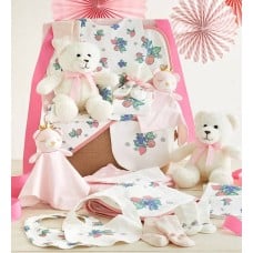 Newborn Girl Comfy Baby Gift Basket