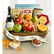 With All Our Love & Sympathy Fresh Fruit Basket