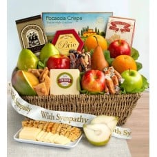 Sorry For Your Loss Sympathy Fruit Basket