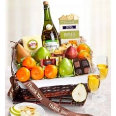 Wonderful You Thank You Gourmet Fruit Gift Basket