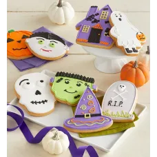 Happy Halloween Artisan Iced Cookies (Tricker-Treater Artisan Iced Cookie 4ct Bundle)