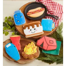 Camping Artisan Iced Cookies
