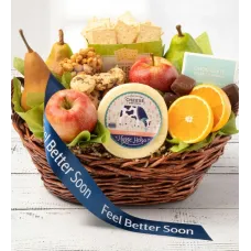 Vintage Get Well Fruit Gift Basket