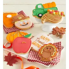 Happy Fall Day Artisan Iced Cookies