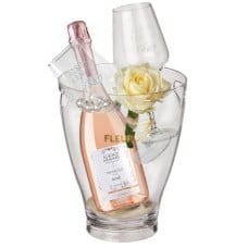 Charming Beauty with Prosecco Rosé Albino Armani DOC (75 cl) incl. ice bucket and two “Connaisseur” glasses