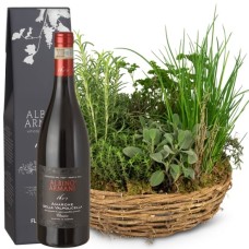 Little herb garden with Amarone Albino Armani DOCG (75 cl)