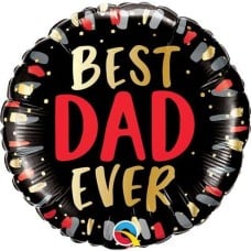 'Best Dad Ever' Balloon - 18" Foil (1 BALLOON)