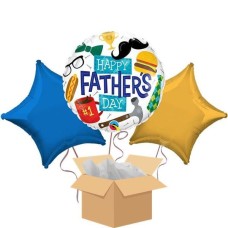 Happy Father's Day Balloon Bouquet - 18" Foil (1 BALLOON)