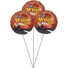 You're A Winner Dad - Cars Balloon