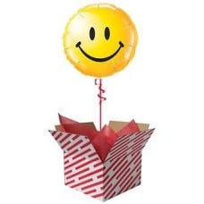 Smiley Face Balloon - Yellow