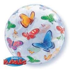 Large Butterflies Bubble Balloon