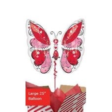 Hearts Butterfly Balloon