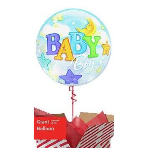 Baby Boy Airplanes Balloon Gift