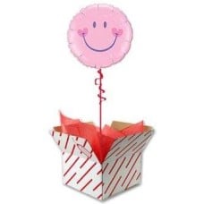 Sweet Smile Face Pink Balloon