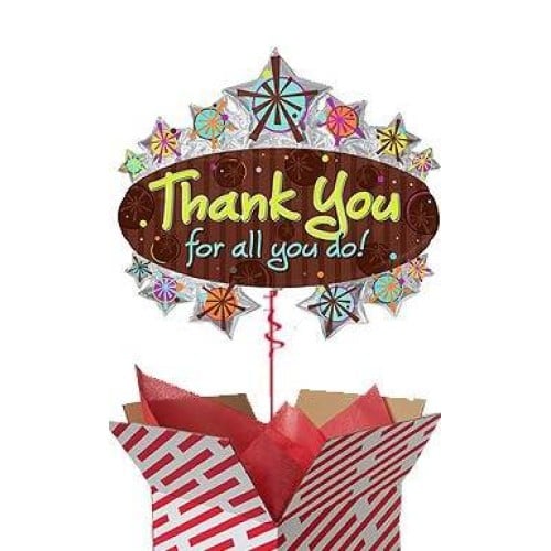 Large Thank You Marquee Balloon