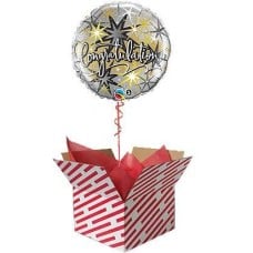 Congratulations Elegant Helium Balloon