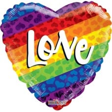 Rainbow Love Balloons In A Box