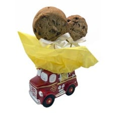 Fire Truck Gourmet Gluten Free Cookie Bouquet (1/2 Dozen)