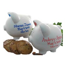 Baby Ceramic Piggy Bank Gluten Free Cookies (1/2 Dozen)